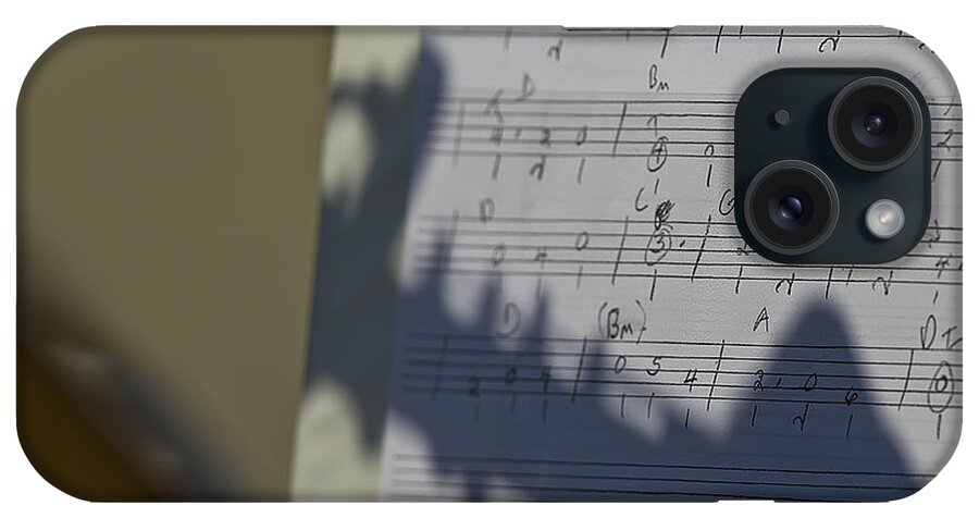 Sheet Music iPhone Case featuring the photograph Sheet Music by Glenn Woodell