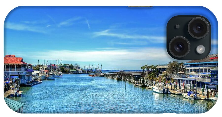 Boats iPhone Case featuring the photograph Shem Creek by Kathy Baccari