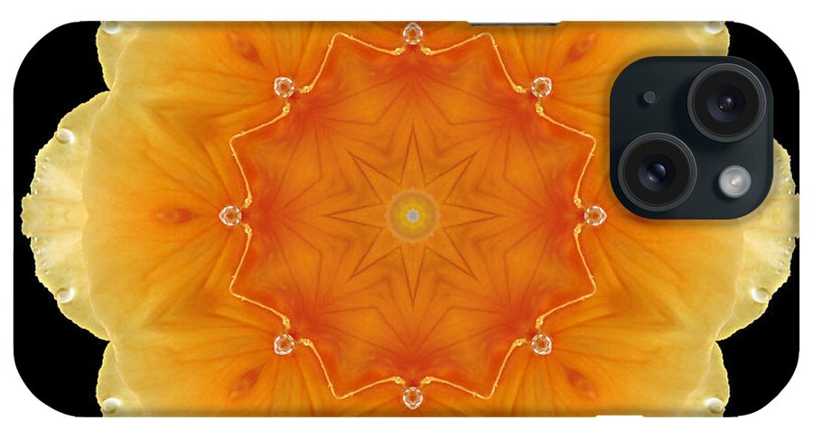 Flower Mandala iPhone Case featuring the photograph Shine by Karen Casey-Smith