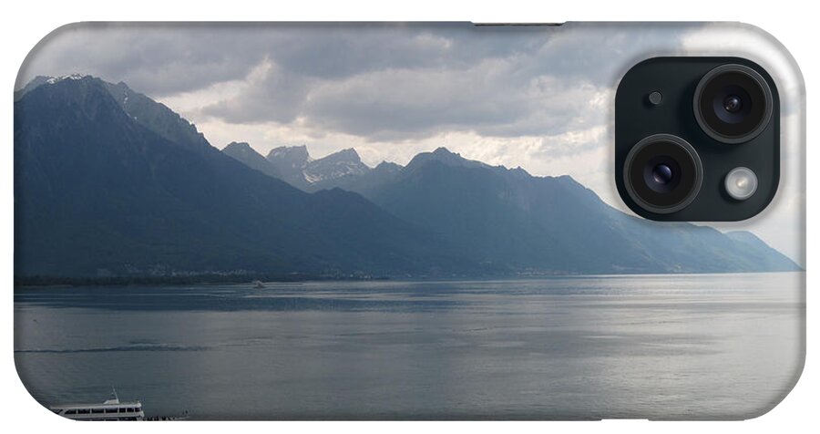 Summer iPhone Case featuring the photograph Ship on Lake Geneva by Amanda Mohler