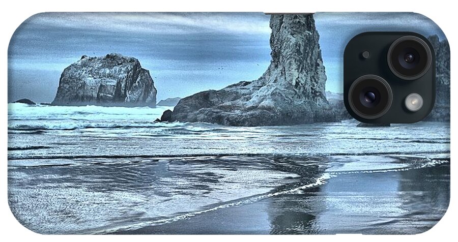 Bandon Beach iPhone Case featuring the photograph Shore Guardians by Adam Jewell