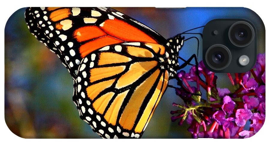 Sipping iPhone Case featuring the photograph Sipping Monarch by Patrick Witz