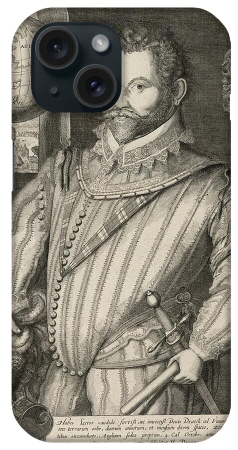 Francis Drake iPhone Case featuring the photograph Sir Francis Drake by Library Of Congress, Rare Book And Special Collections Division/science Photo Library