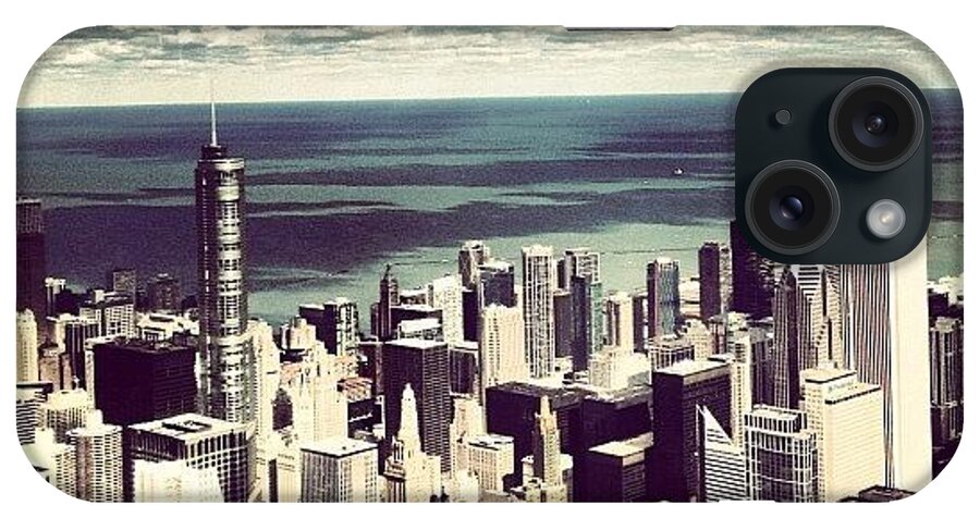 Chicago iPhone Case featuring the photograph #skydeck View Of #chicago @abbiwember by Caitlin Wember