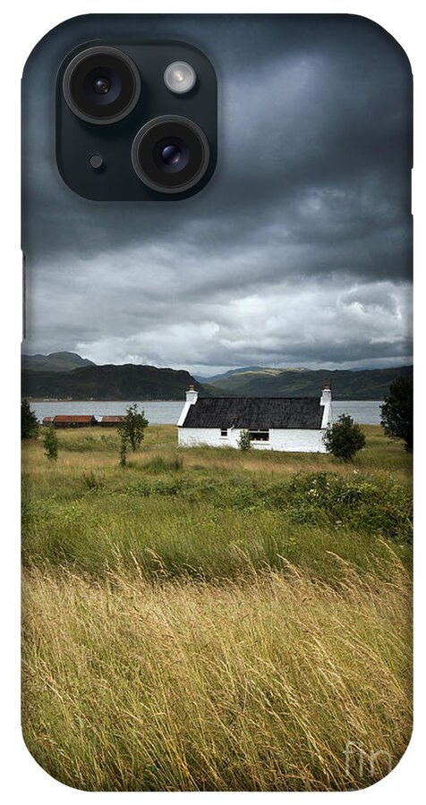 Landscape iPhone Case featuring the photograph Skye Cottage by David Lichtneker