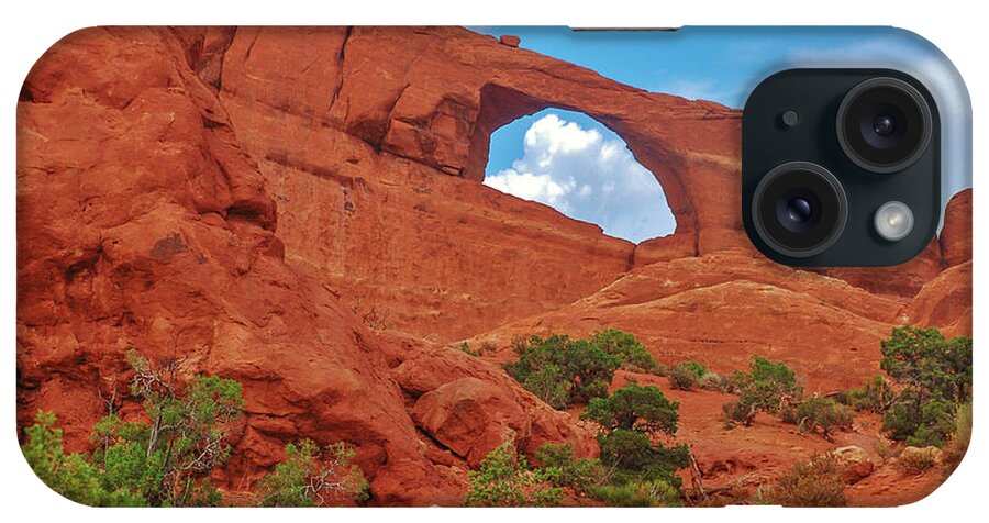 Sky iPhone Case featuring the photograph Skyline Arch by Dany Lison