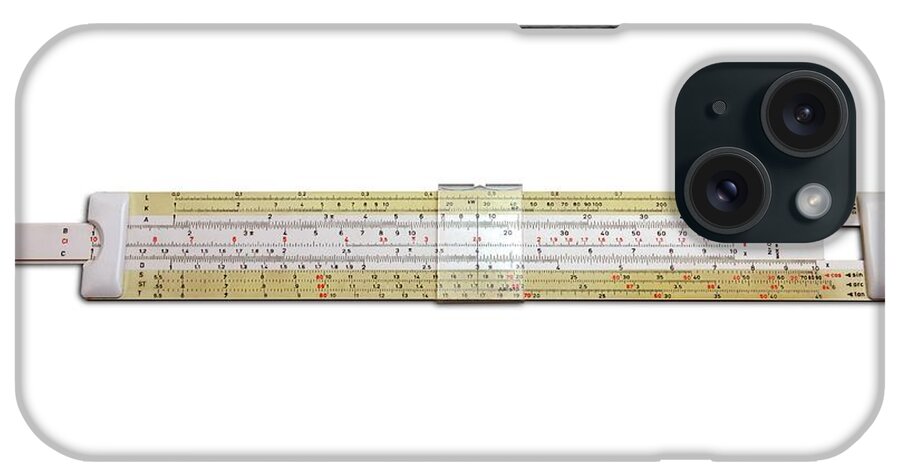 Nobody iPhone Case featuring the photograph Slide Rule by Victor De Schwanberg