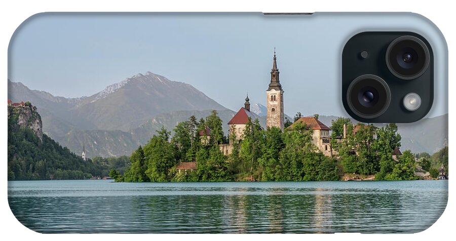 Architecture iPhone Case featuring the photograph Slovenia, Bled, Bled Island (large by Rob Tilley
