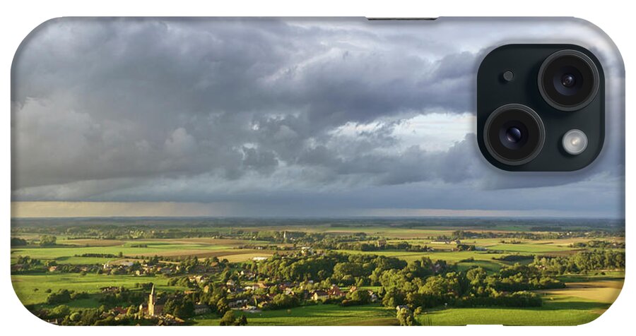 Belgium iPhone Case featuring the photograph Small Village At Sunset by © Frédéric Collin