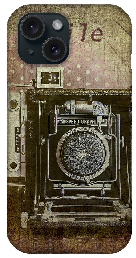Antique iPhone Case featuring the photograph Smile for the Camera by Karen Stephenson