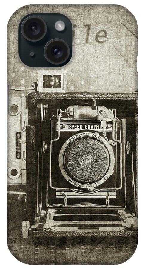 Photography iPhone Case featuring the photograph Smile for the Camera - Sepia by Karen Stephenson