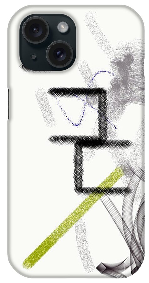 Abstract iPhone Case featuring the photograph Smoke by Keith Lyman