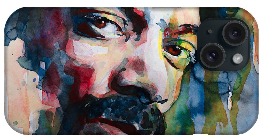 Snoop Dogg iPhone Case featuring the painting Snoop Dogg by Laur Iduc