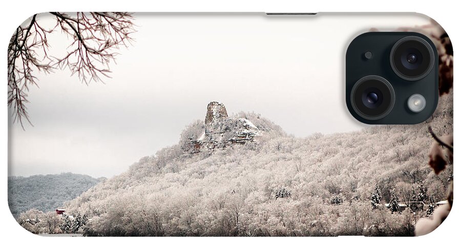 Sugarloaf iPhone Case featuring the photograph Snow covered Sugarloaf by Al Mueller