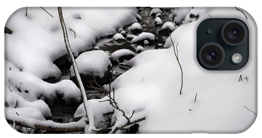 Snow iPhone Case featuring the photograph Snow Creek by Jonas Luis