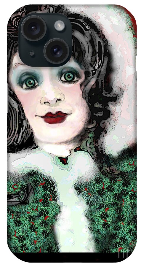 Snow iPhone Case featuring the digital art Snow White Winter by Carol Jacobs