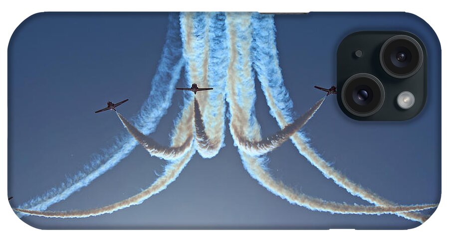 Snowbirds iPhone Case featuring the photograph Snowbirds in a Dive by Randy Hall