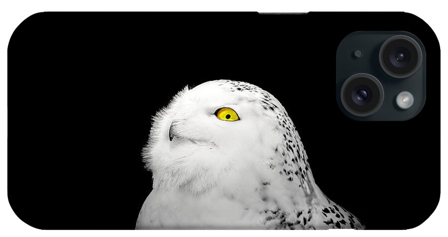 Animal iPhone Case featuring the photograph Snowy Owl by Peter Lakomy