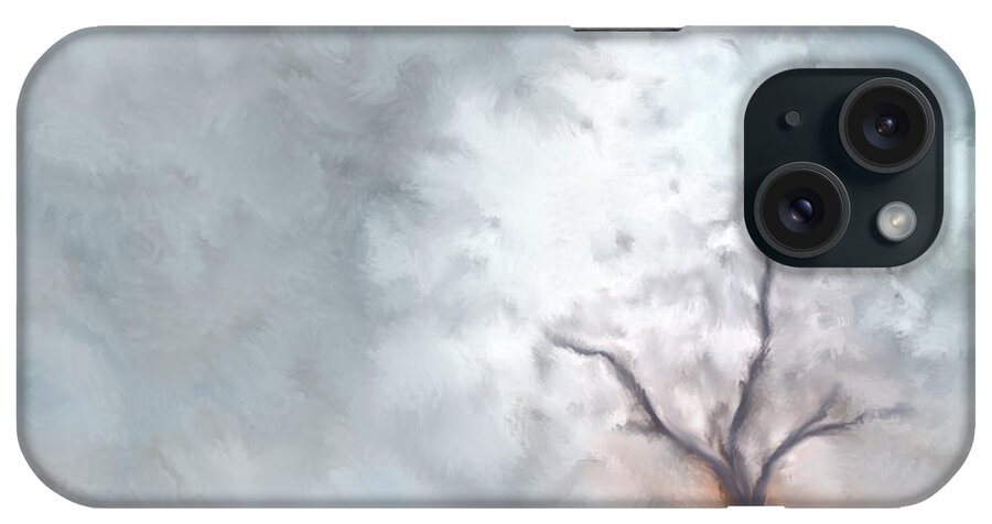 Cool iPhone Case featuring the painting The One Tree by Kume Bryant