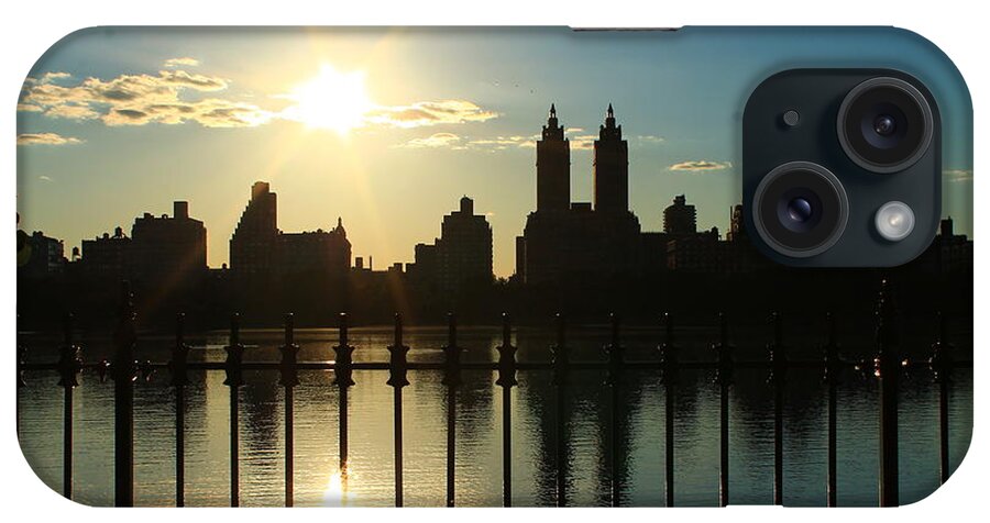 Central Park iPhone Case featuring the photograph Soft Reflections by Catie Canetti