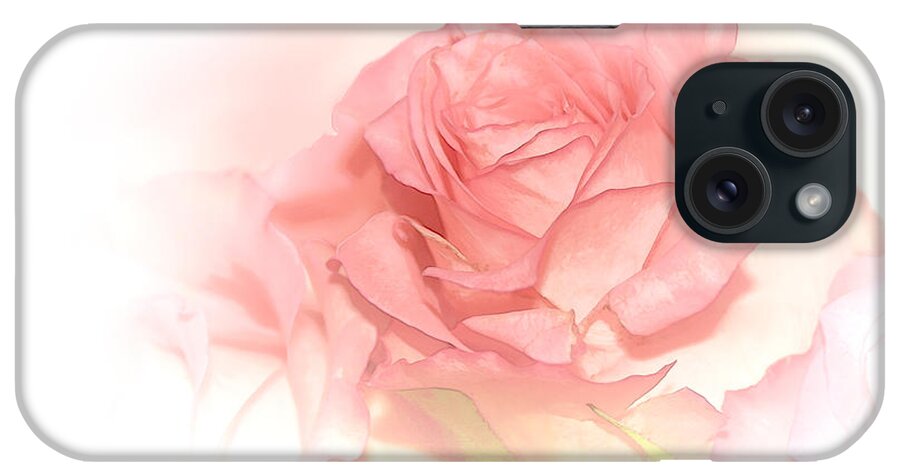 Rose iPhone Case featuring the photograph Softly Pink by Bonnie Willis