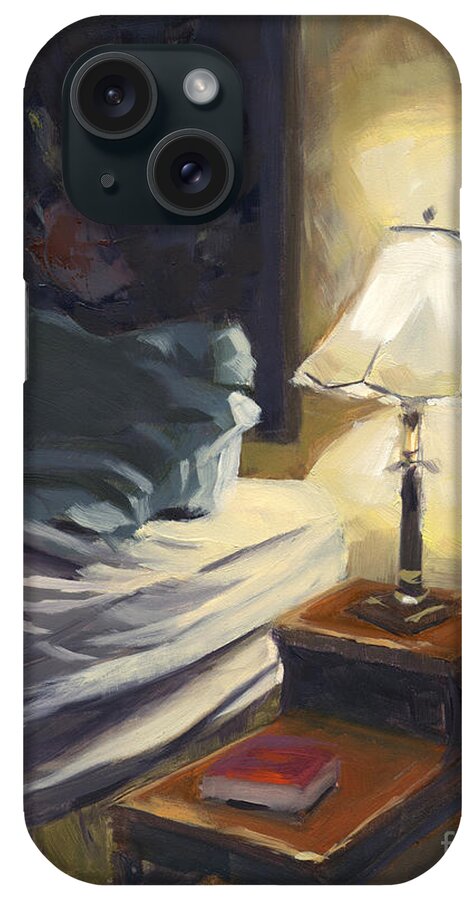Interior iPhone Case featuring the painting SOLD My Side by Nancy Parsons