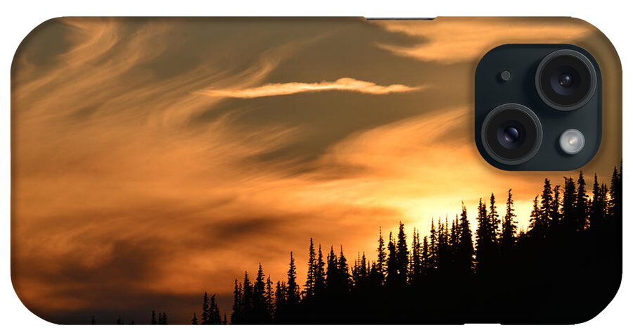 Clouds iPhone Case featuring the photograph Solstice on Hurricane Hill by Ronda Broatch