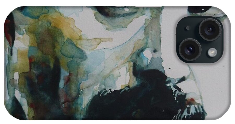 Rock And Roll iPhone Case featuring the painting Freddie Mercury by Paul Lovering