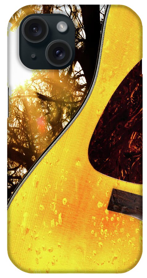 Guitar iPhone Case featuring the photograph Songs From The Wood by Bob Orsillo