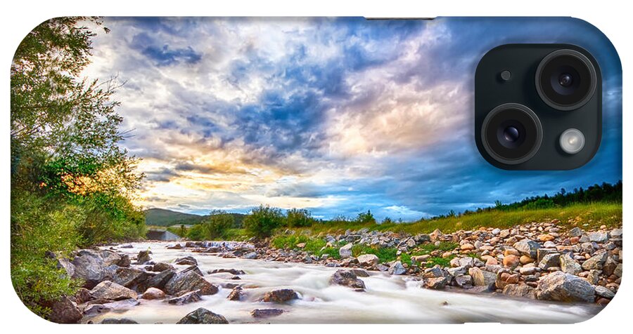 Creek iPhone Case featuring the photograph South Boulder Creek Sunset View Rollinsville Colorado by James BO Insogna