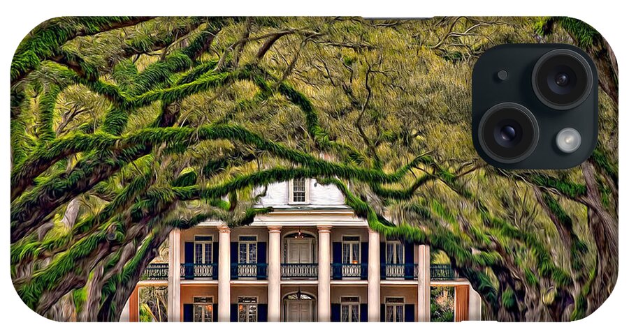 Oak Alley Plantation iPhone Case featuring the photograph Southern Class Oil by Steve Harrington
