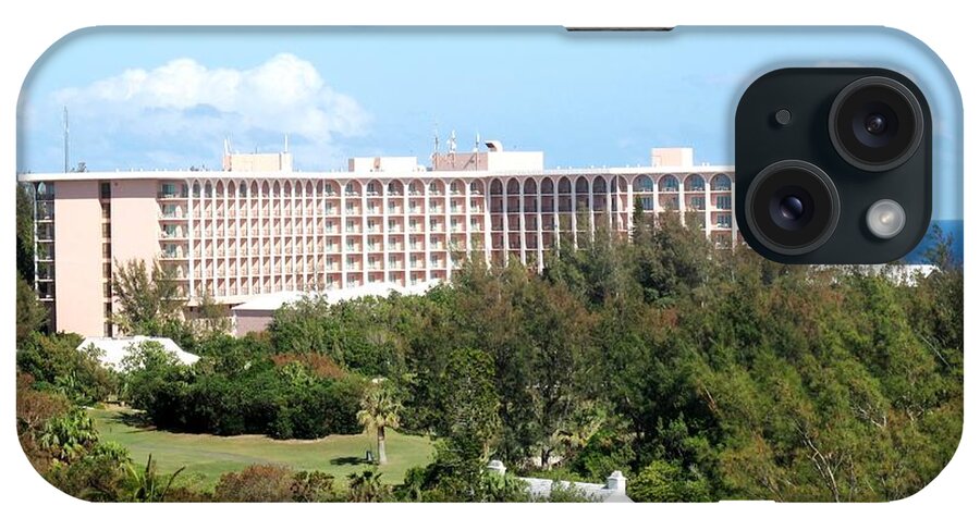 Hotel iPhone Case featuring the photograph Southhampton Princess Bermuda by Ian MacDonald