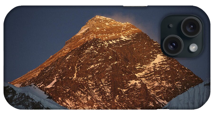 Feb0514 iPhone Case featuring the photograph Southwest Face Of Mt Everest Nepal by Colin Monteath