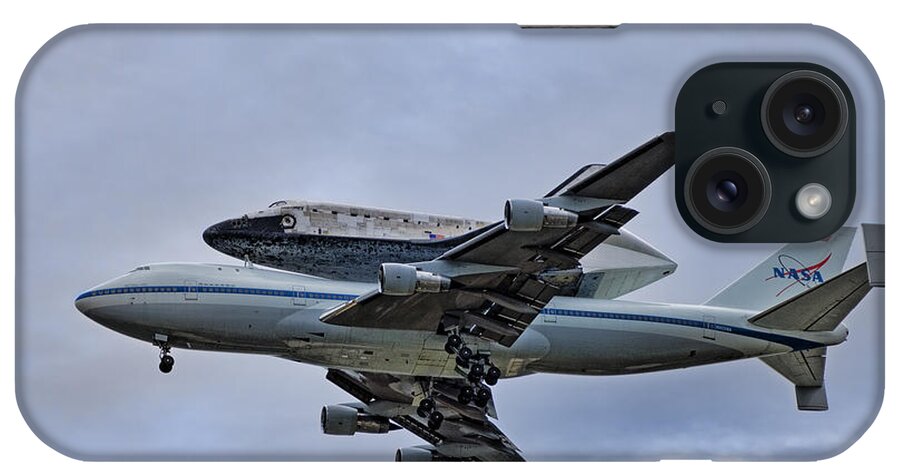 Airplane iPhone Case featuring the photograph Space Shuttle Discovery 3 by Richard Patrick