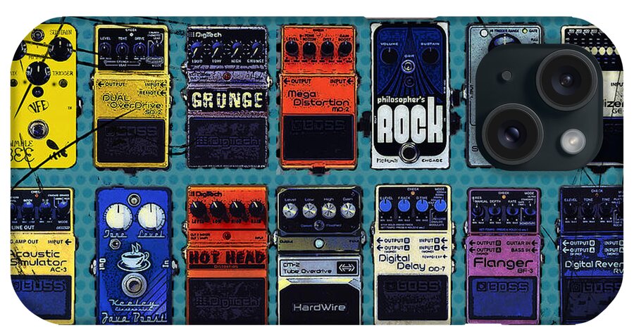 Guitar iPhone Case featuring the mixed media Special Effects by Russell Pierce