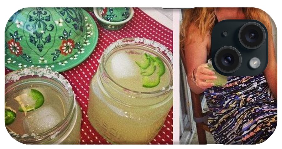 Homegrown iPhone Case featuring the photograph Spicy #margaritas With #homegrown by Stacy C