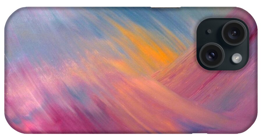 Spirit In Motion iPhone Case featuring the painting Spirit in Motion by Christine Nichols