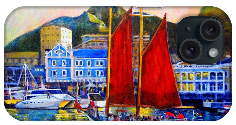 Spirit Of Victoria iPhone Case featuring the painting Spirit's Sunset Sail by Michael Durst