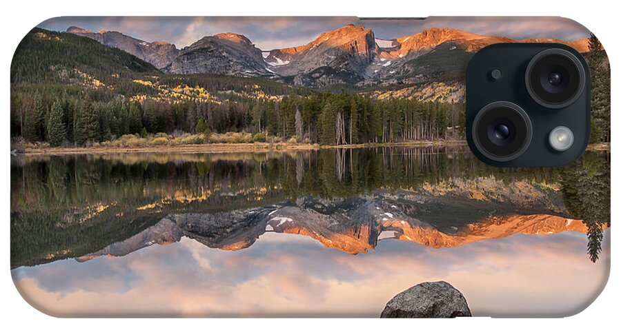 Photography iPhone Case featuring the photograph Sprague Lake Sunrise 2 by Lee Kirchhevel