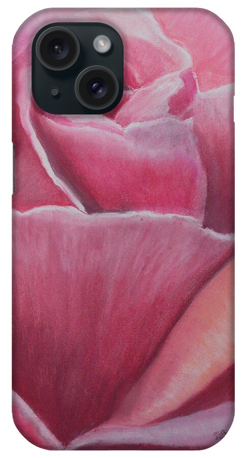 Rose iPhone Case featuring the painting Spring Fling by Claudia Goodell