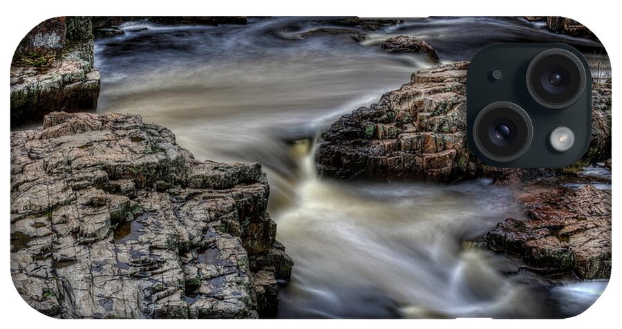 Eau Claire Dells iPhone Case featuring the photograph Spring Flow Through the Dells by Dale Kauzlaric