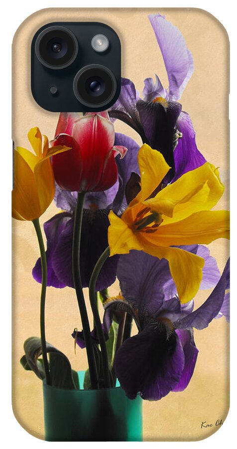 Flowers iPhone Case featuring the digital art Spring Flowers by Kae Cheatham