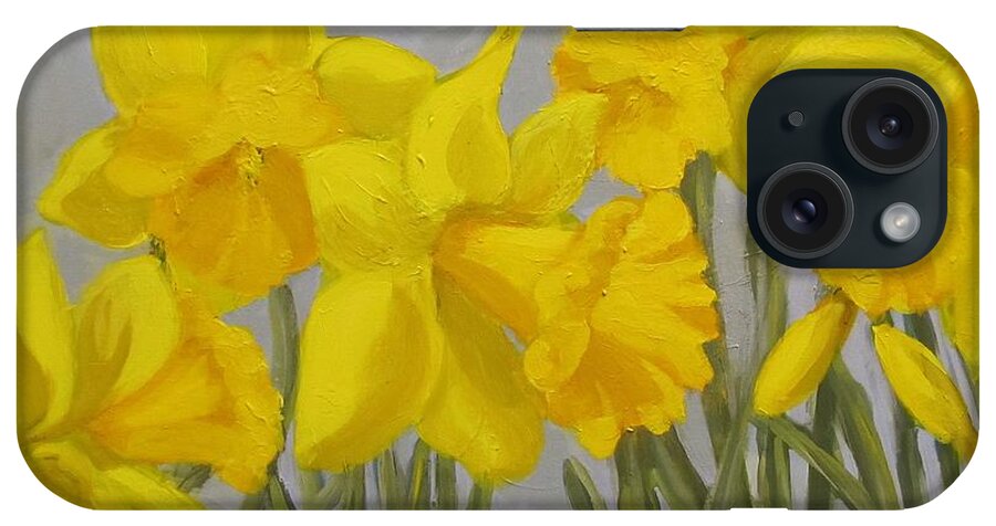 Flowers iPhone Case featuring the painting Spring by Karen Ilari