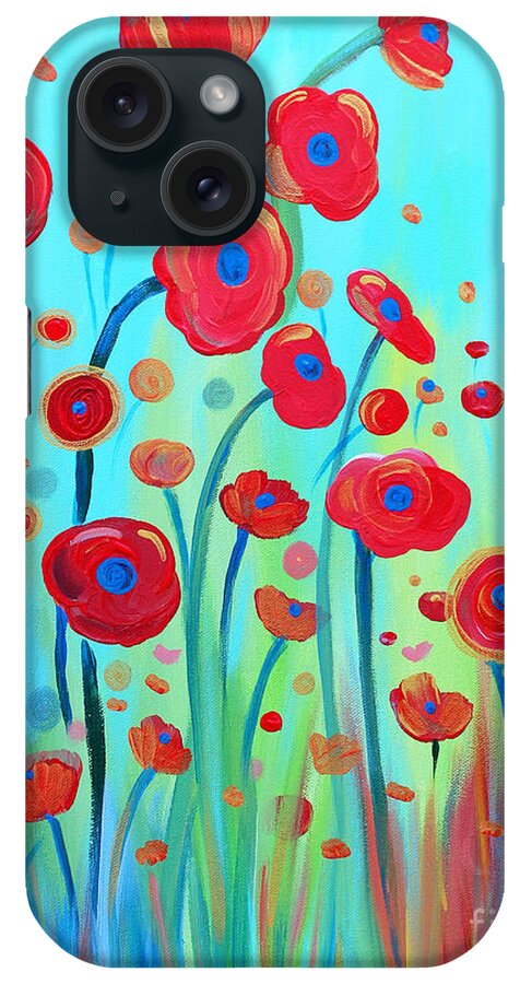 Spring iPhone Case featuring the painting Spring Musings by Stacey Zimmerman