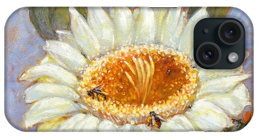 Saguaro iPhone Case featuring the painting Spring Trio by Randy Wollenmann