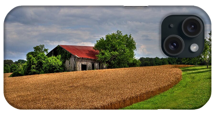 Barn iPhone Case featuring the photograph Springhill Farms by Jerry Gammon