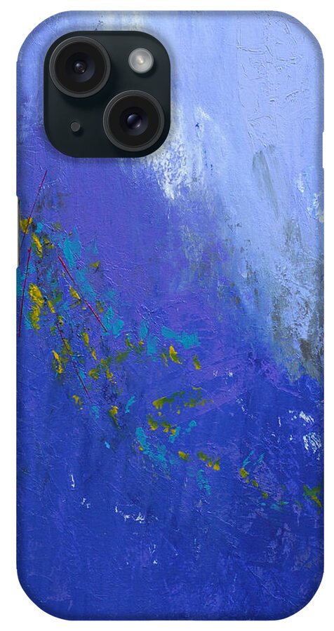 Squall iPhone Case featuring the painting Squall Over Blue Ridge by Donna Blackhall