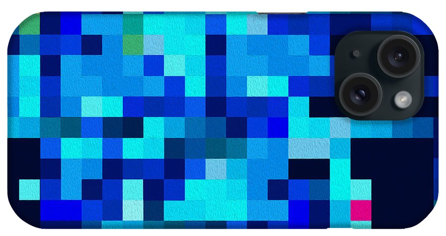 Square iPhone Case featuring the digital art Square Blue Sky by Robert J Sadler