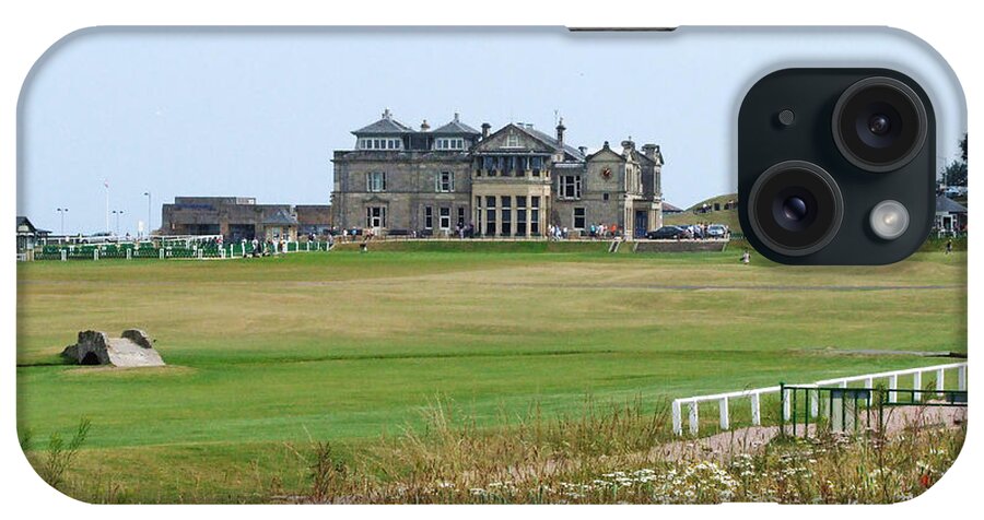 Wildflowers iPhone Case featuring the photograph St Andrews Royal and Ancient Golf Course by Phil Banks