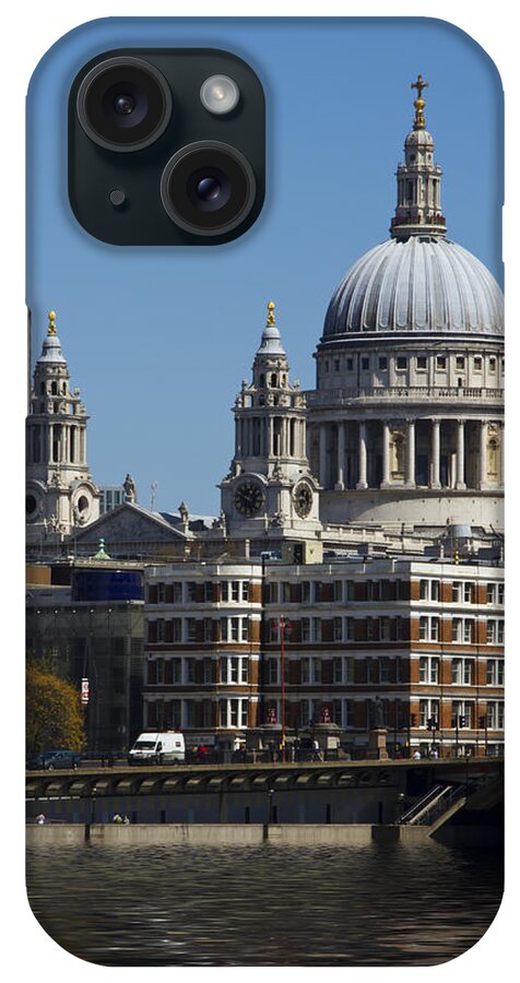 London iPhone Case featuring the photograph St Pauls Cathedral in London by David French